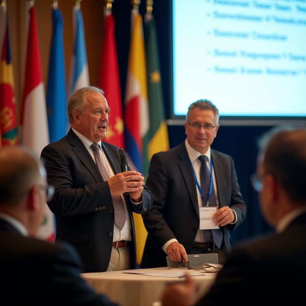 Equipo de FiscalArg en conferencia internacional